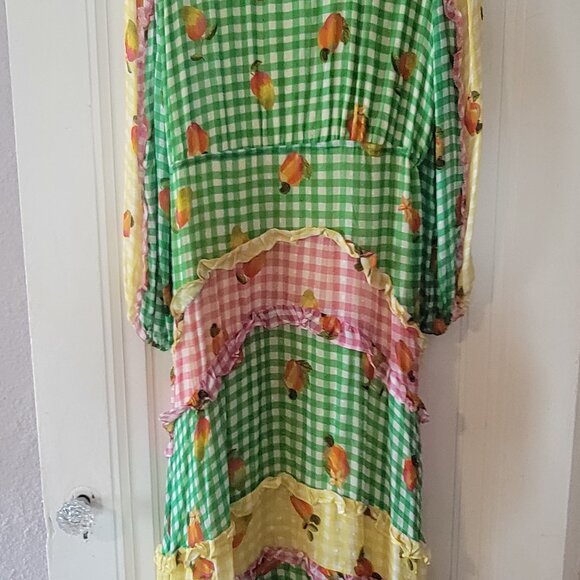 FARM RIO Mixed Picnic Maxi dress Medium - Picture 5 of 7